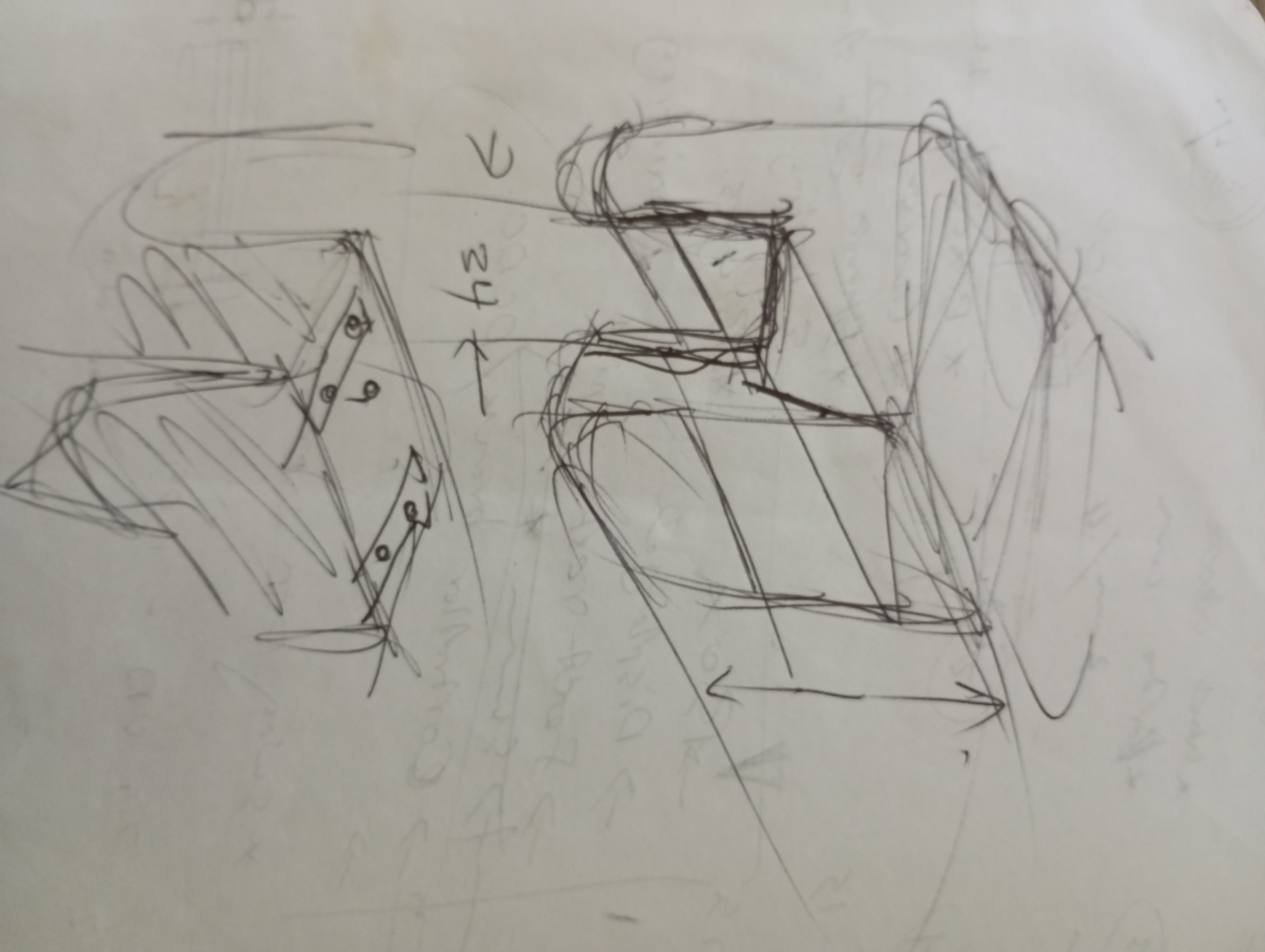 Motorcycle top-box sketch